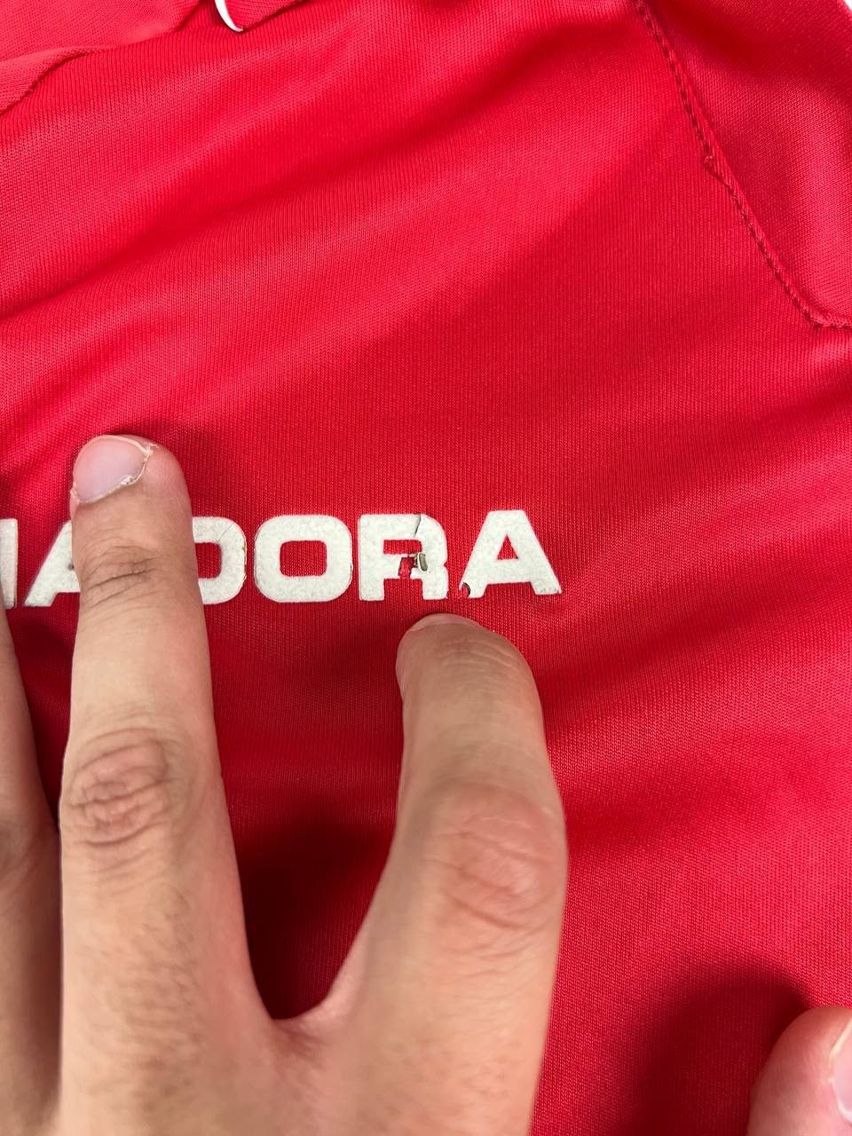 Diadora Crewe Alexandra 2005 2006 Home Shirt Long Sleeve Jersey Size US XL / EU 56 / 4 - 9 Thumbnail