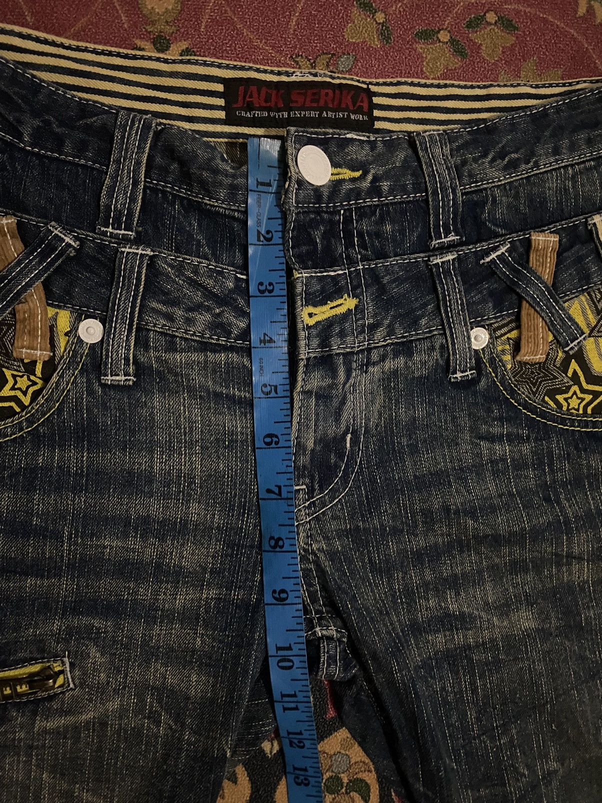 Hysteric Glamour Vintage Jack Serika Double Waist Lightning Style Size US 33 - 15 Thumbnail