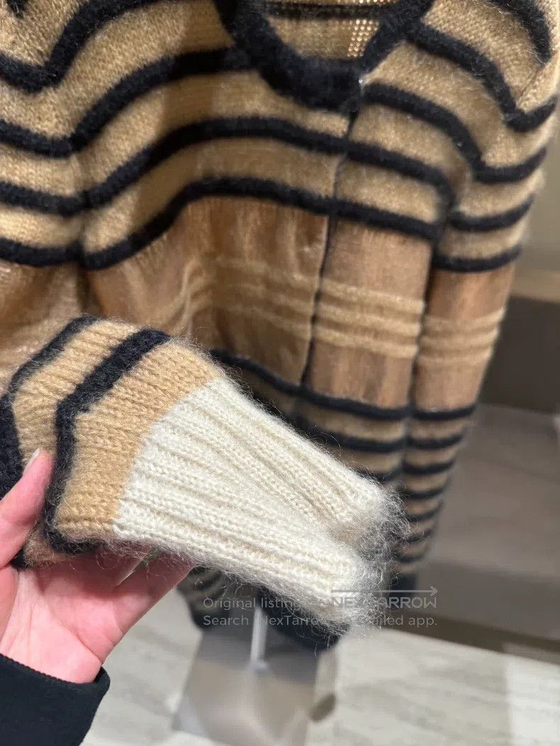 Givenchy Givenchy Striped and Colored Mohair Cardigan Size US M / EU 48-50 / 2 - 4 Thumbnail