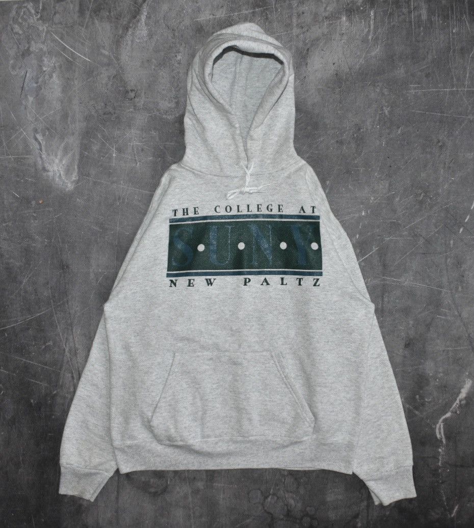 Vintage Vintage SUNY New Platz Hoodie (XL) Size US XL / EU 56 / 4 - 1 Thumbnail