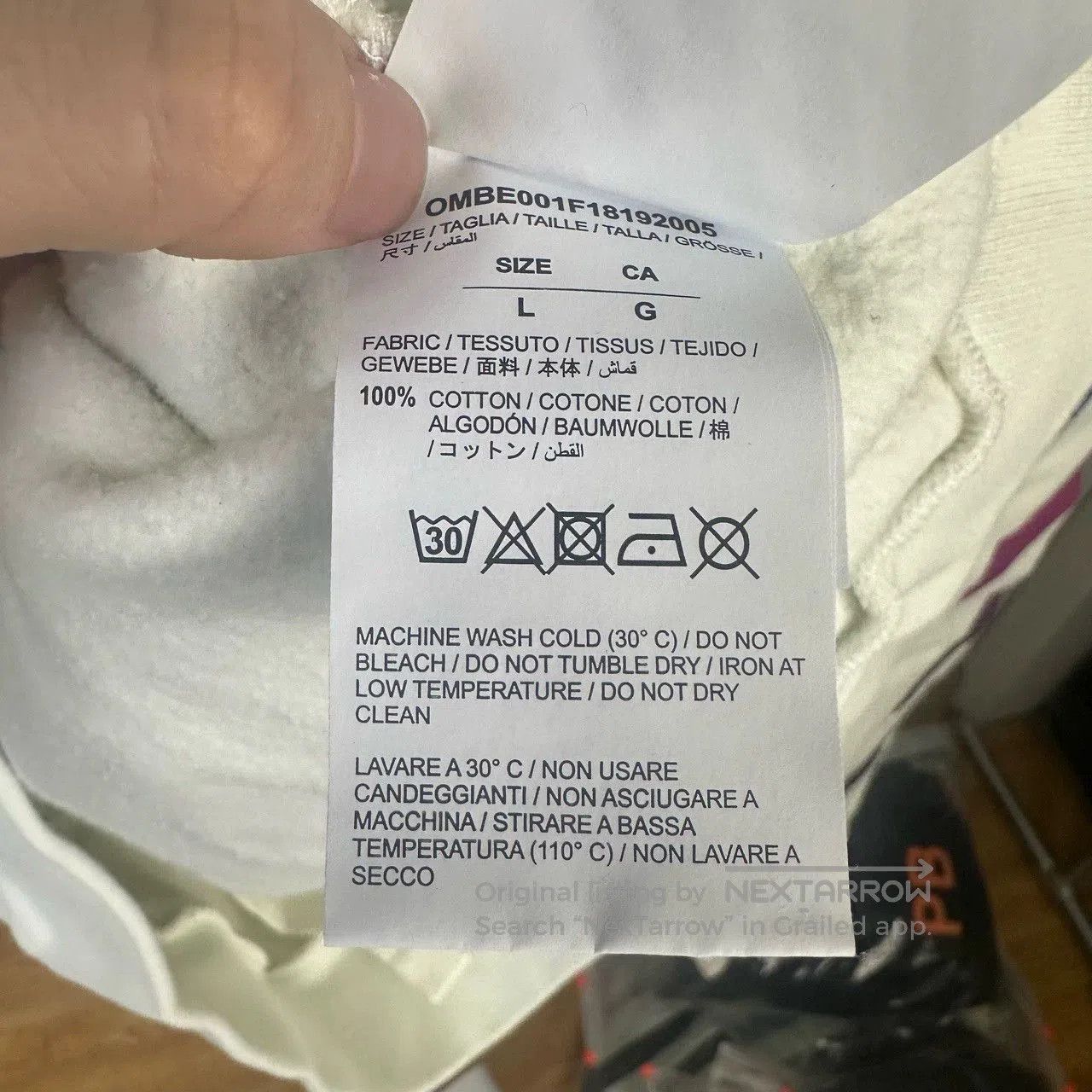 Off-White off-white rainbow gradient zip hoodie. Size US L / EU 52-54 / 3 - 5 Thumbnail
