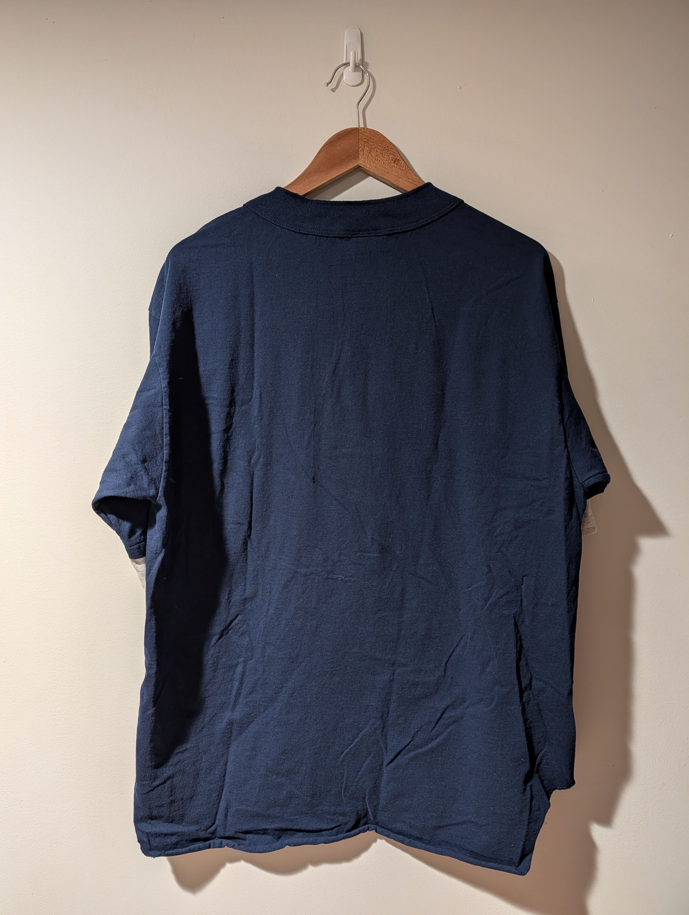 NCAA Vintage 90s West Virginia College University Sports Henley Size US XL / EU 56 / 4 - 4 Thumbnail