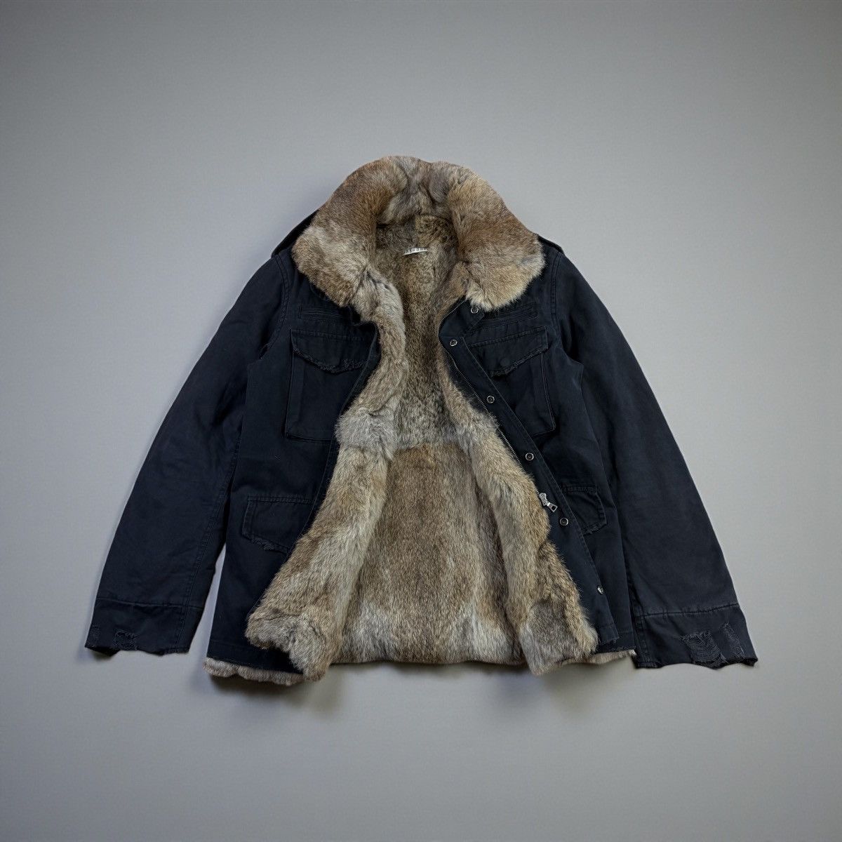 Ojardorf Ojardorf rabbit fur jacket m65 military coat luxury Size US L / EU 52-54 / 3 - 1 Thumbnail