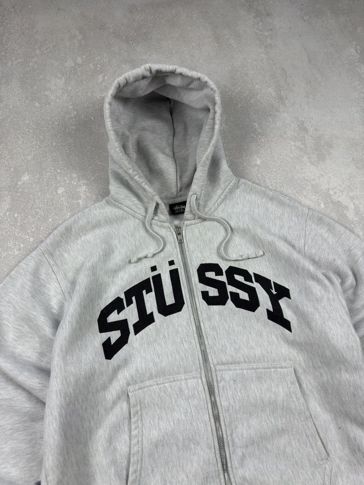 Stussy Vintage Stussy Zip Hoodie Block Sport Big Logo Skate Y2K Size US S / EU 44-46 / 1 - 5 Thumbnail