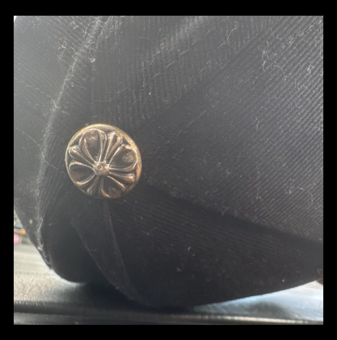 Chrome Hearts Chrome Hearts Black Horseshoe logo adjustable baseball cap Size ONE SIZE - 3 Thumbnail