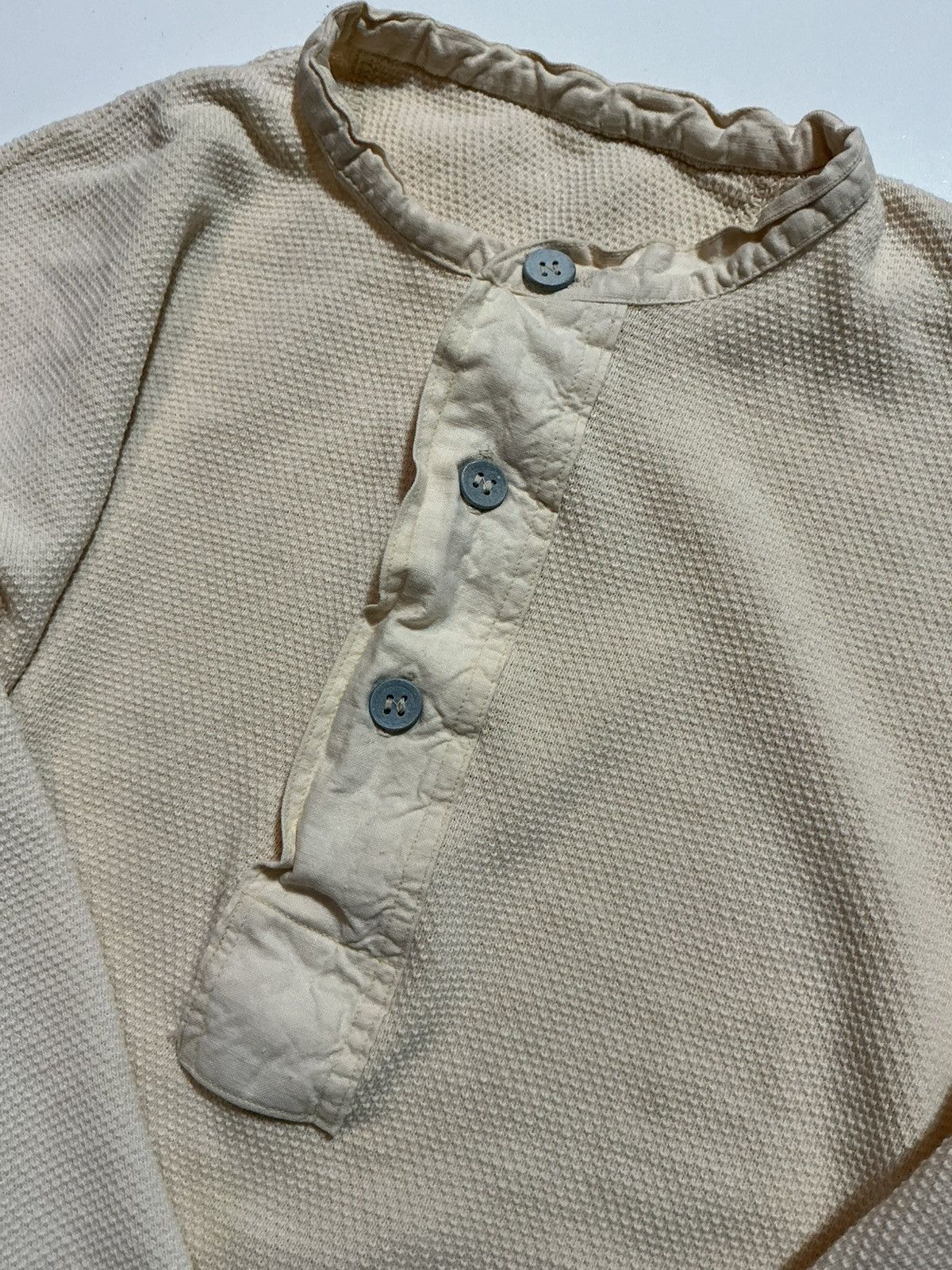 Vintage Vintage Long Johns Thermal Nightshirt Baselayer Henley Shirt Size US S / EU 44-46 / 1 - 6 Thumbnail