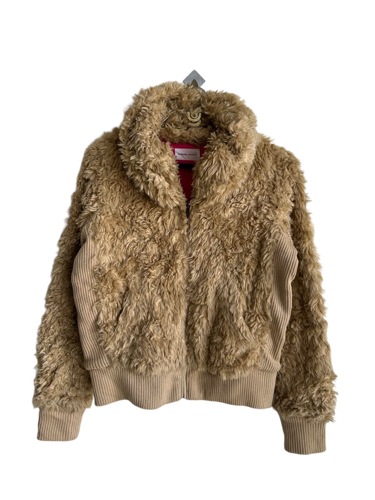 Issey Miyake OG Issey Miyake TC Fluffy Fur Neck & Body Bomber Jacket Size M / US 6-8 / IT 42-44 - 3 Thumbnail