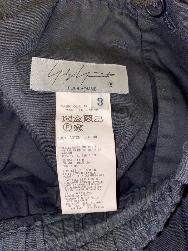 Yohji Yamamoto Yohji Yamamoto Yohji Yamamoto Black Pants with Unique Cut- Size US 26 / EU 42 - 6 Thumbnail