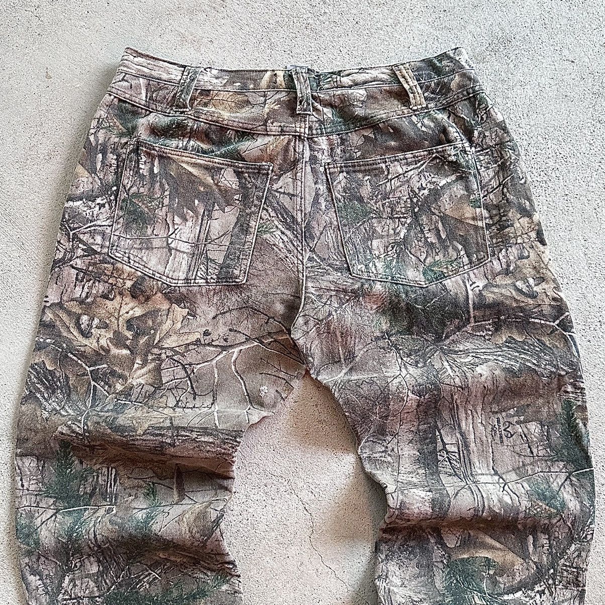 Carhartt × Realtree (38x30) Crazy Vintage Y2K Realtree Camo Carhartt Style Baggy Size US 38 / EU 54 - 5 Thumbnail