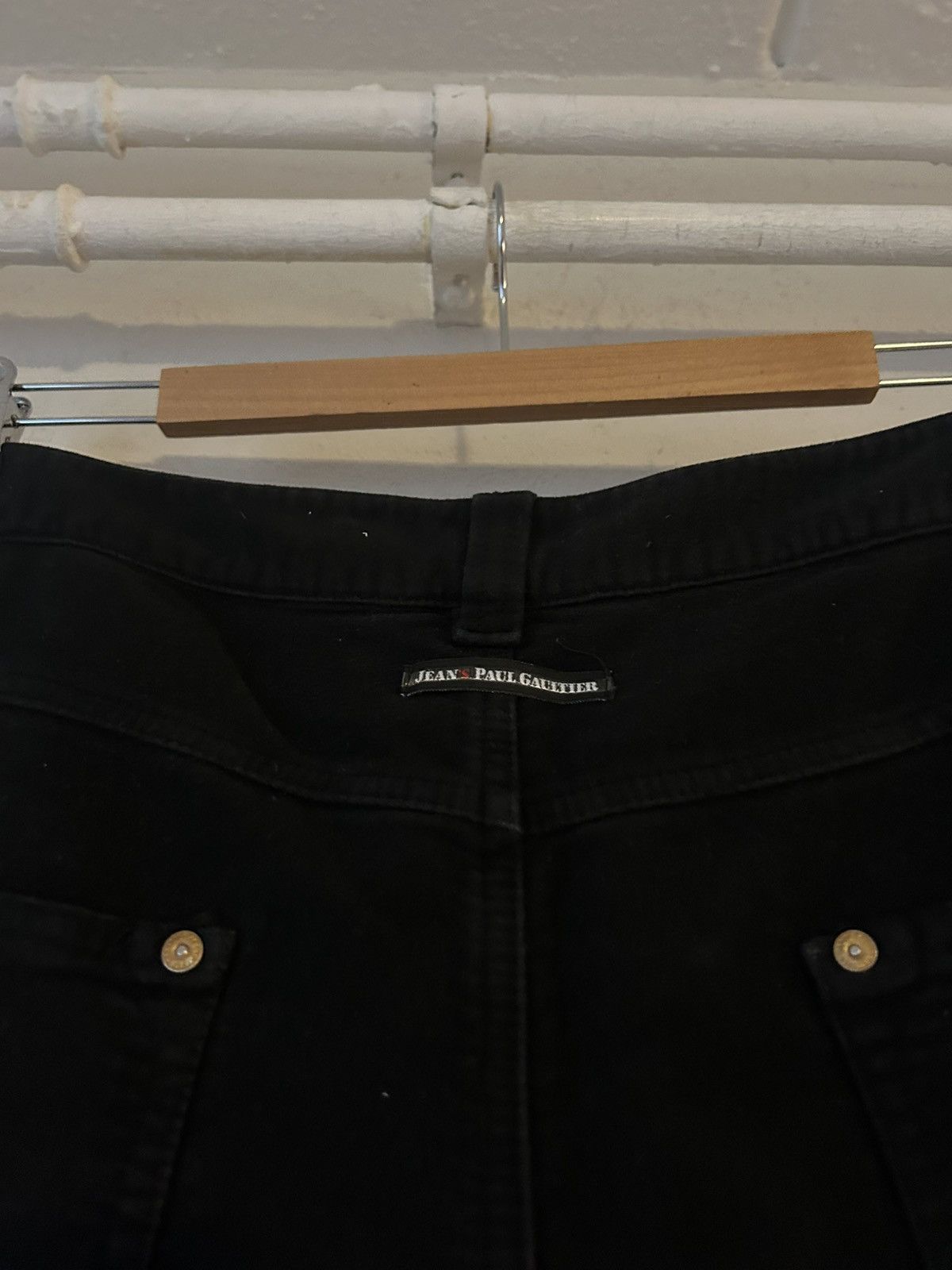 Jean Paul Gaultier Jean Paul Gaultier Black Velvety Pants – Estimated Size 35 Size US 35 - 8 Thumbnail