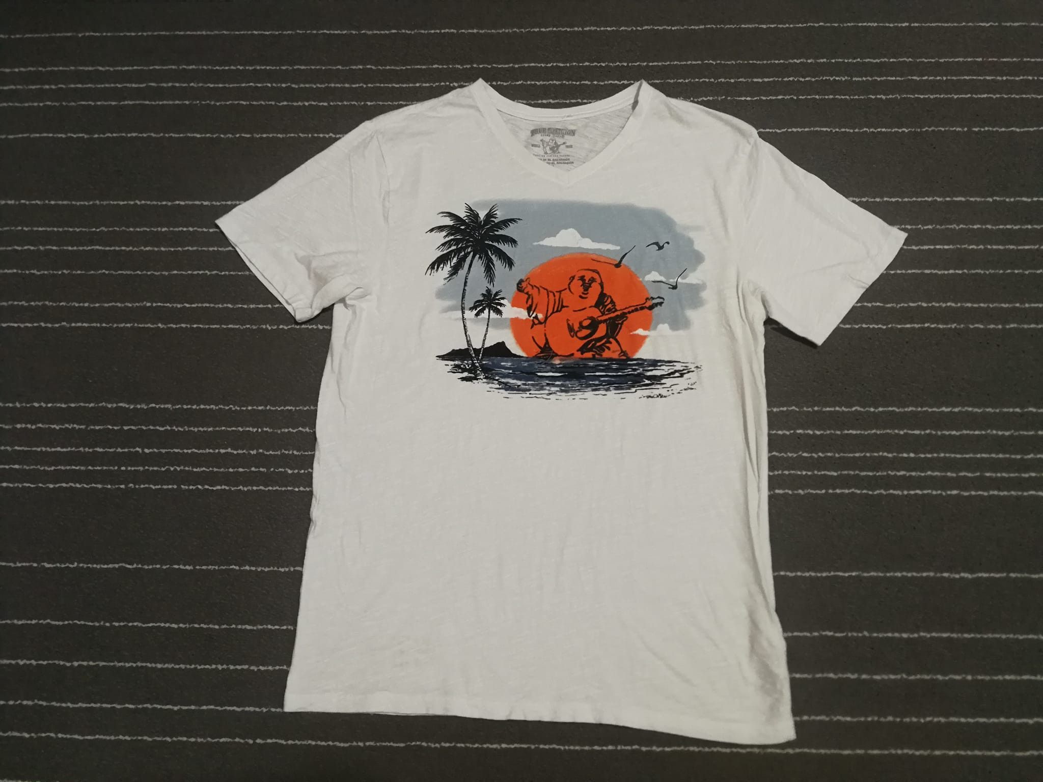 image of True Religion Beach Buddha M in White, Men's (Size Medium)