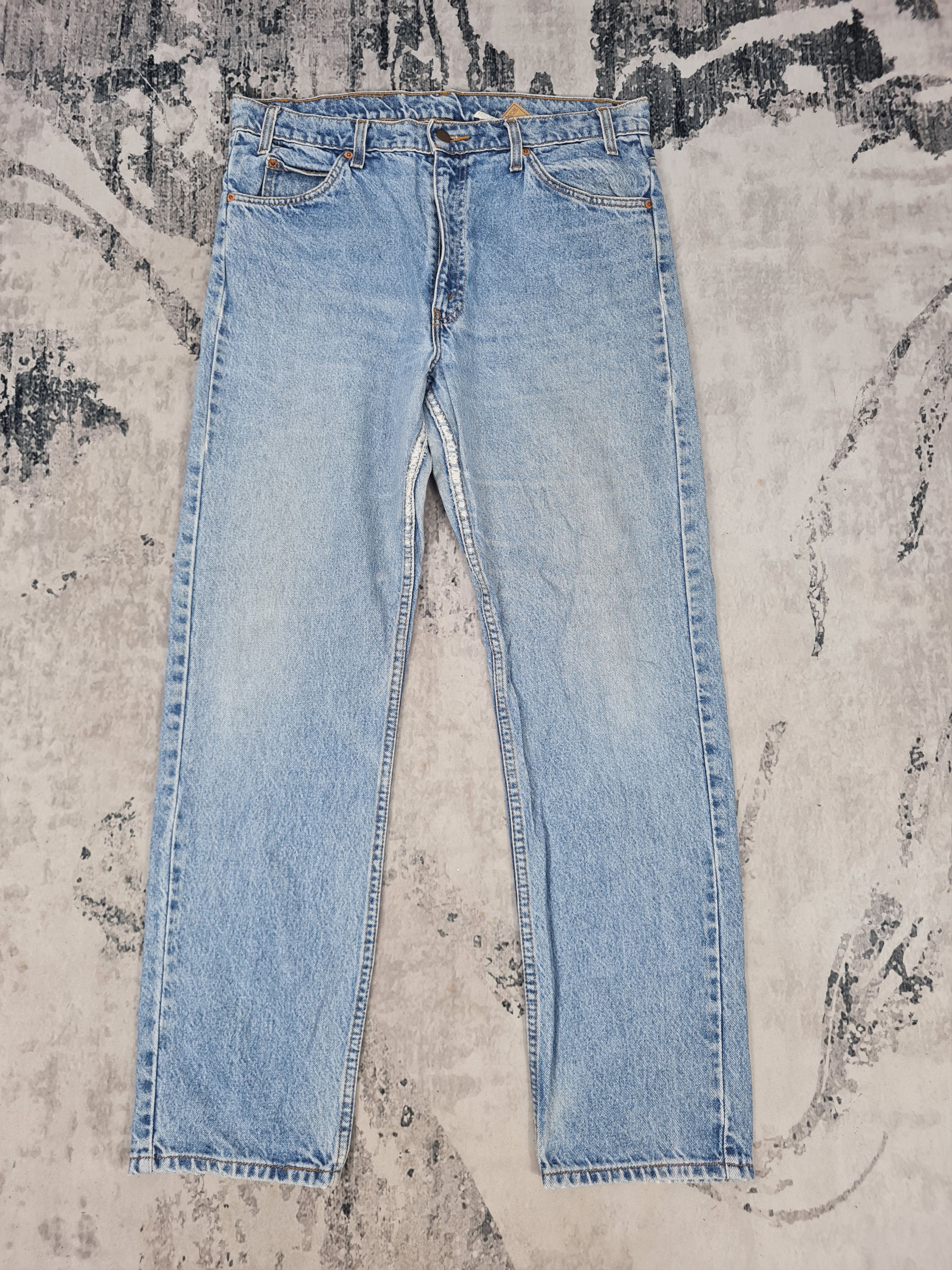 Levi's Vtg 90's LEVIS 505 Orange Tab Light Blue Jeans L0355 36X32 Size US 36 / EU 52 - 1 Thumbnail