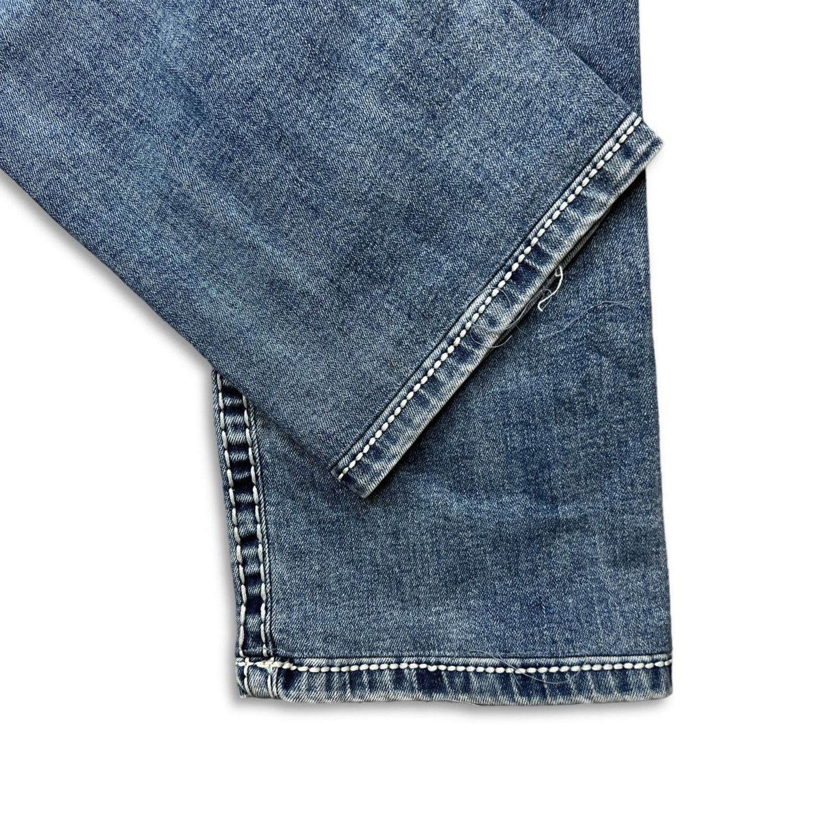 True Religion True Religion Jeans Mens 33x29 Blue Bootcut Distressed Denim Size US 33 - 5 Thumbnail