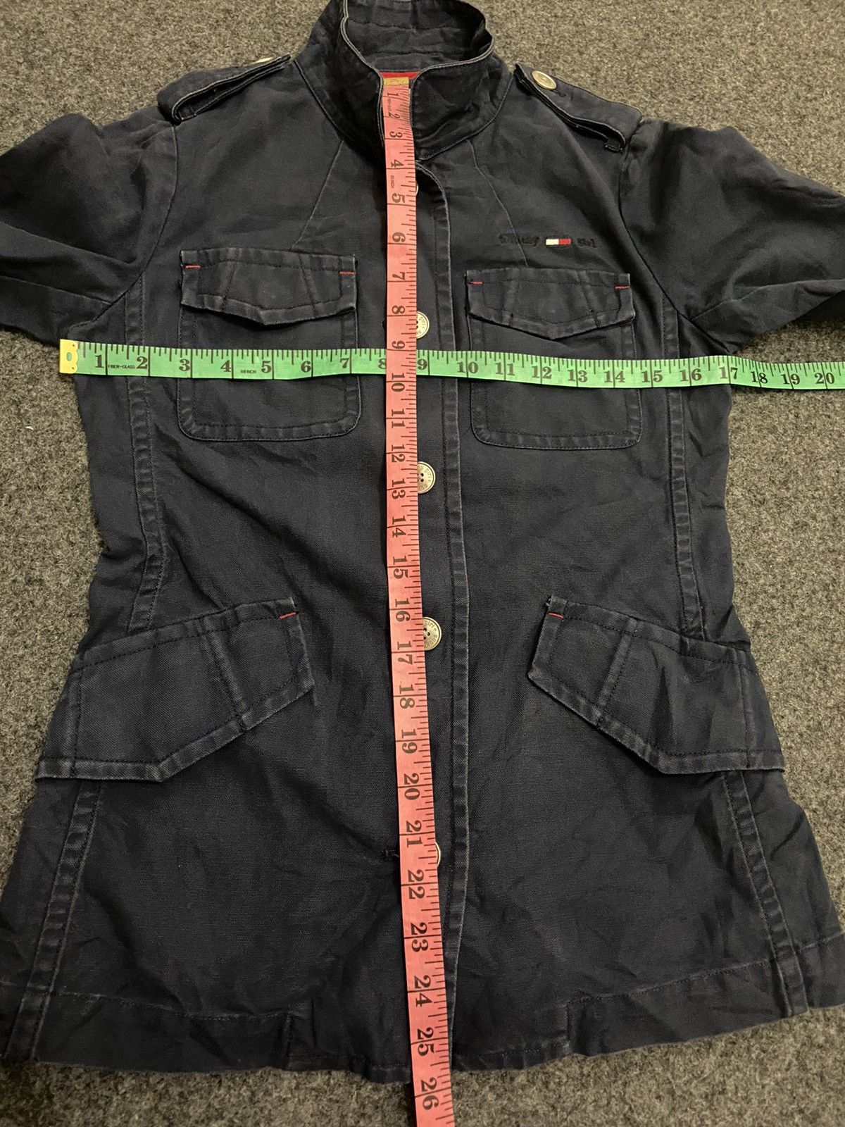 Tommy Hilfiger × Vintage Vintage Tommy jeans denim parka jacket Size S / US 4 / IT 40 - 9 Thumbnail