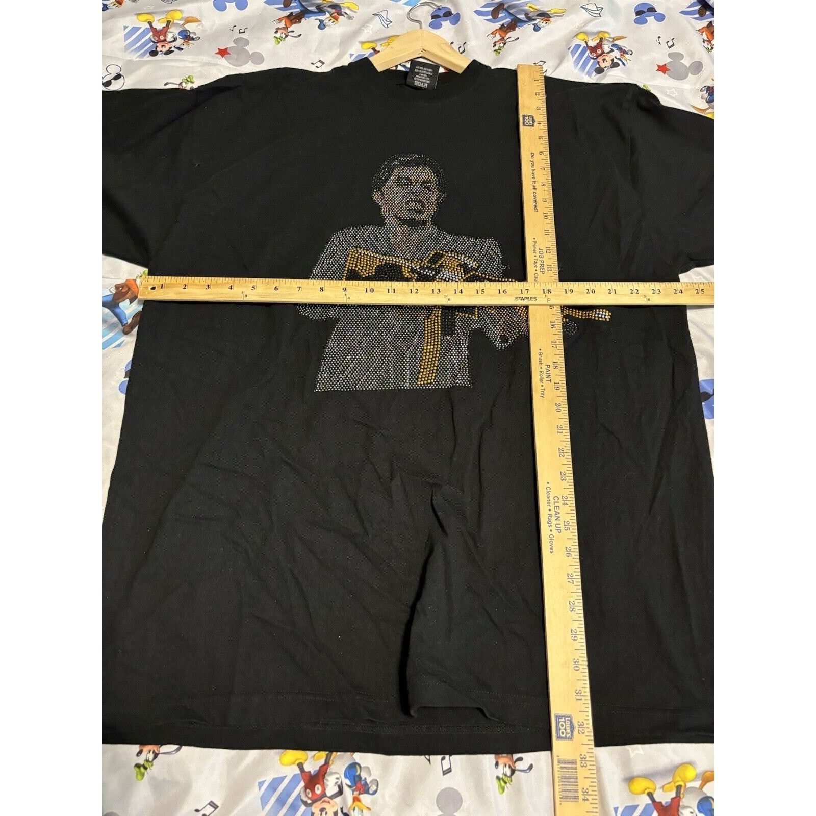 Other Vintage Scarface Bedazzled y2k rare black T-shirt Size Xl Size US XL / EU 56 / 4 - 6 Thumbnail