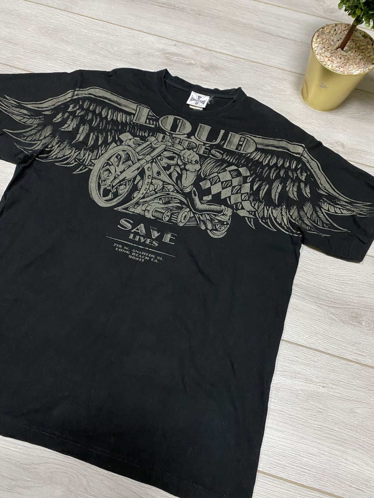 West Coast Choppers West Coast Choppers moto big logo cross t shirt Size US L / EU 52-54 / 3 - 3 Thumbnail