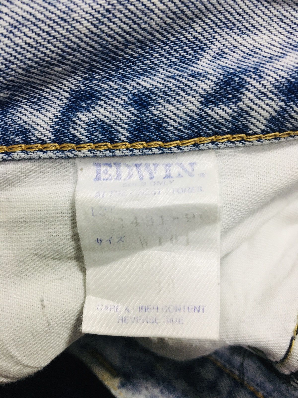 Edwin × Japanese Brand Edwin Distressed Jeans (18) Size US 36 / EU 52 - 11 Thumbnail