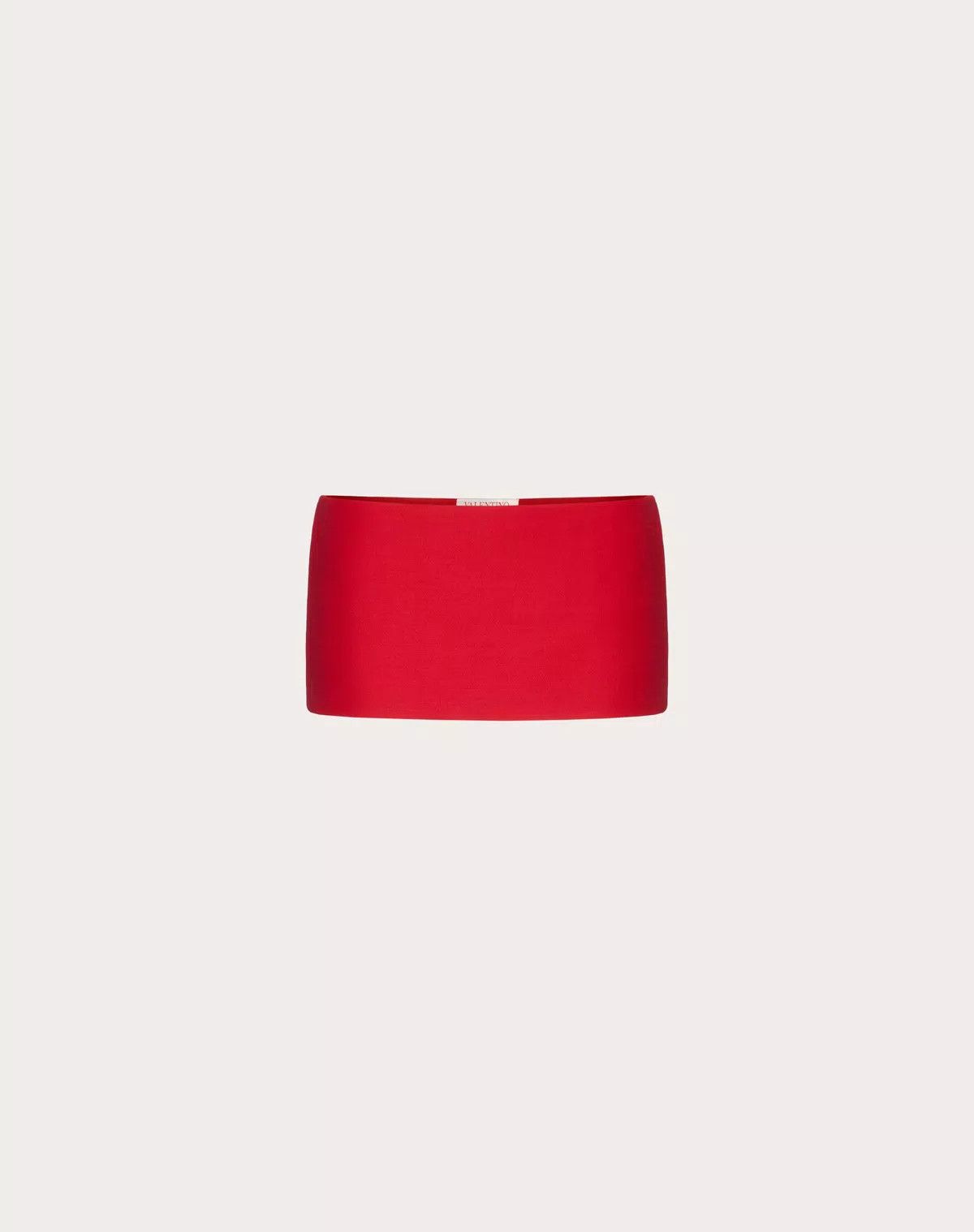 Valentino o1s1wg110625 Crepe Couture Skort in Red Size 27" / US 4 / IT 40 - 1 Thumbnail