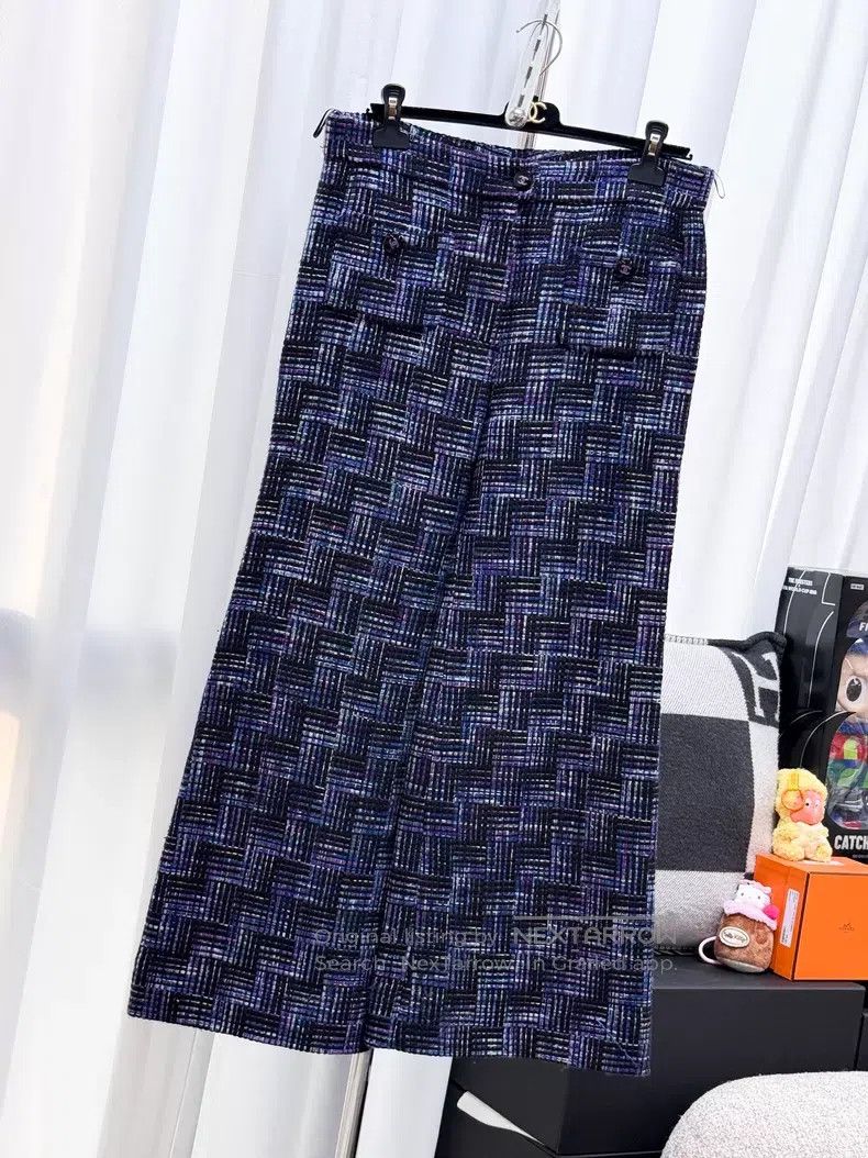 Chanel Chanel Twill tweed trousers Size 25" / US 0 / IT 36 - 1 Thumbnail