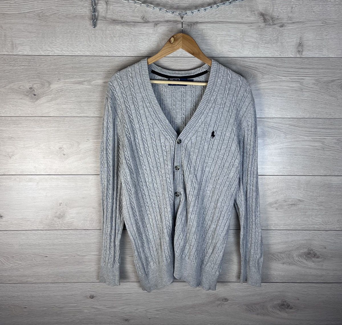 Polo Ralph Lauren Vintage Men's Cardigan Polo Ralph Lauren size xxl Size US XXL / EU 58 / 5 - 1 Thumbnail