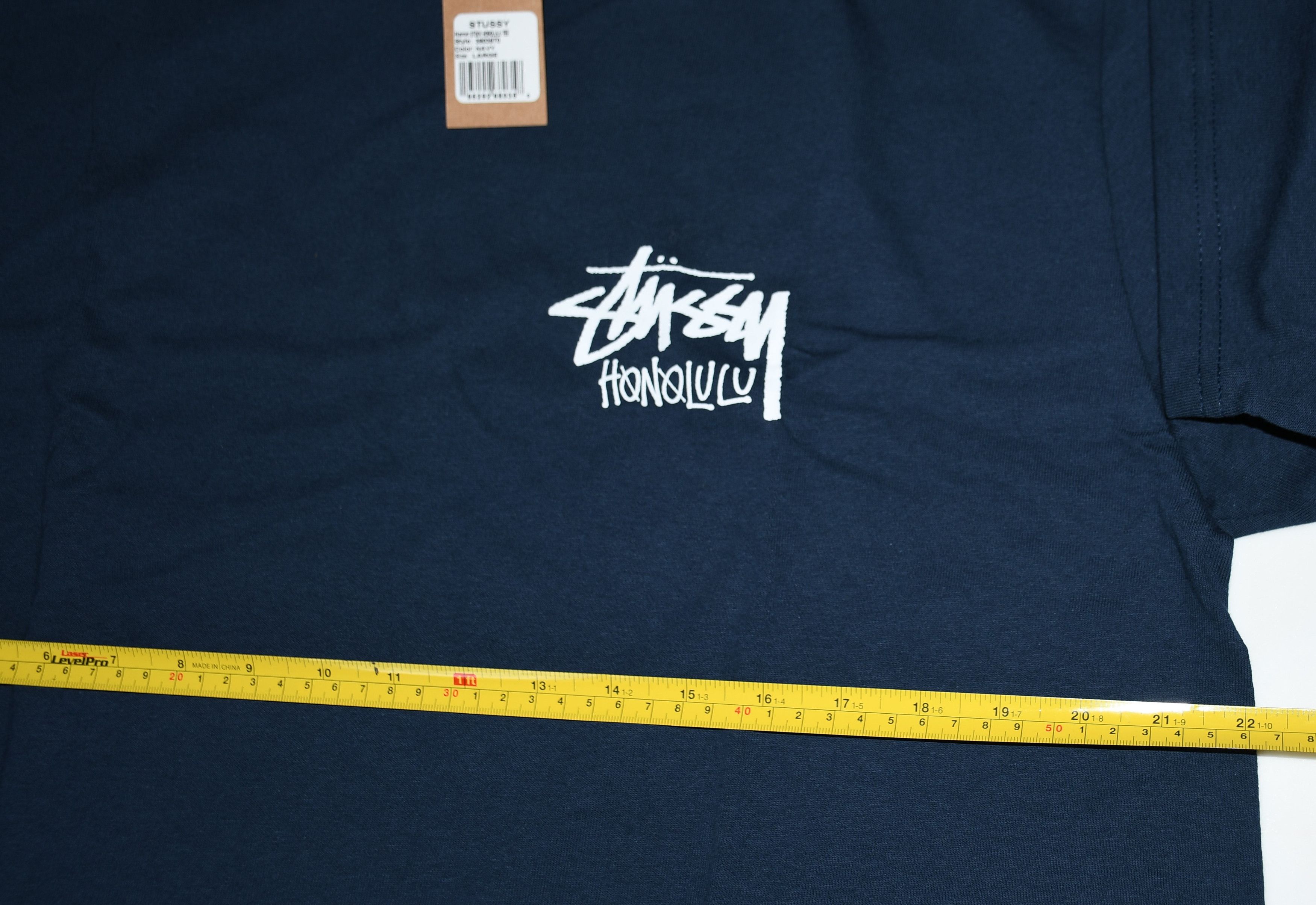 Stussy Honolulu Chapter t-shirt NWT Navy