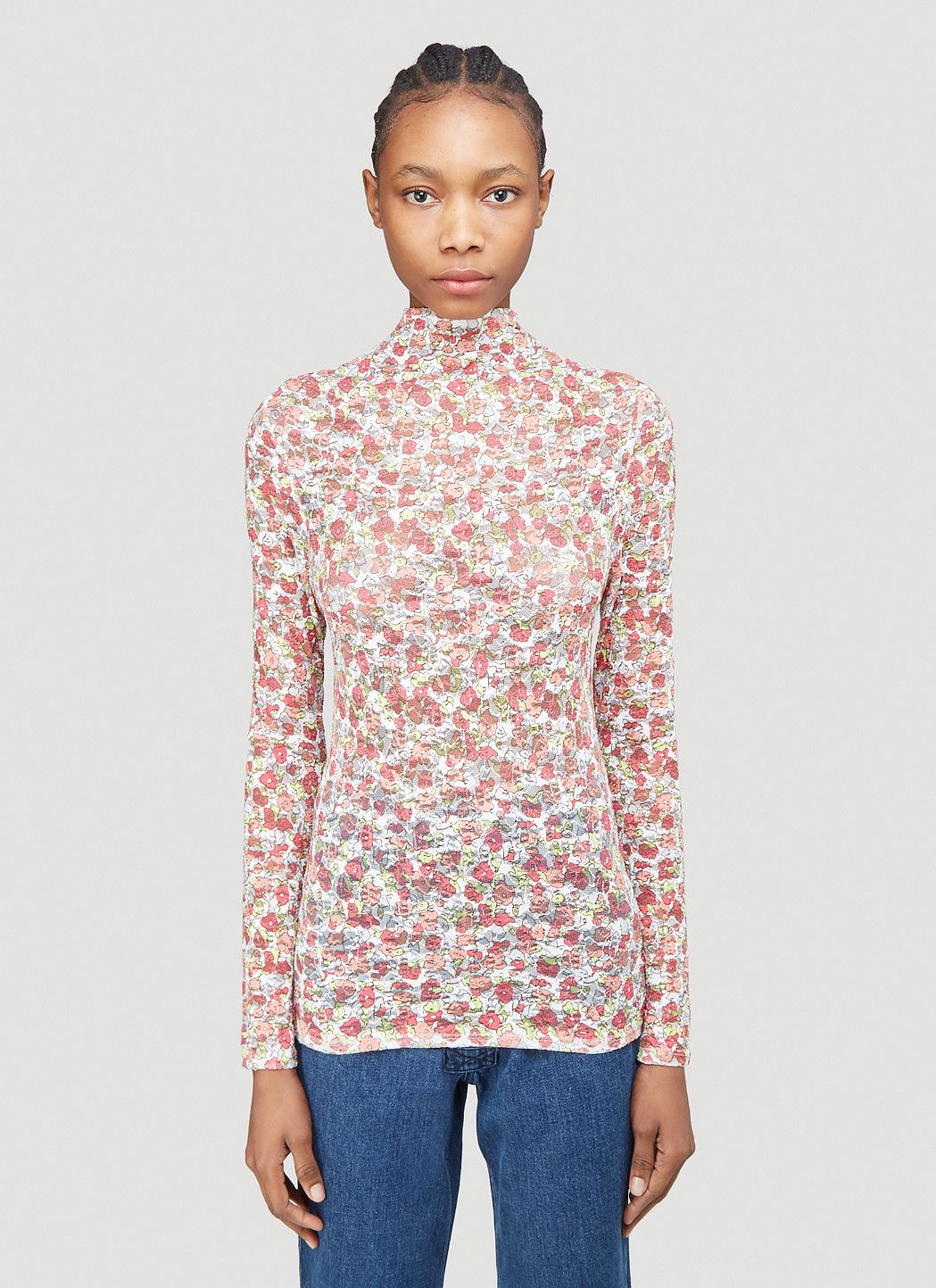 Collina Strada Cardio Nova Floral Lace Top Size S / US 4 / IT 40 - 1 Thumbnail