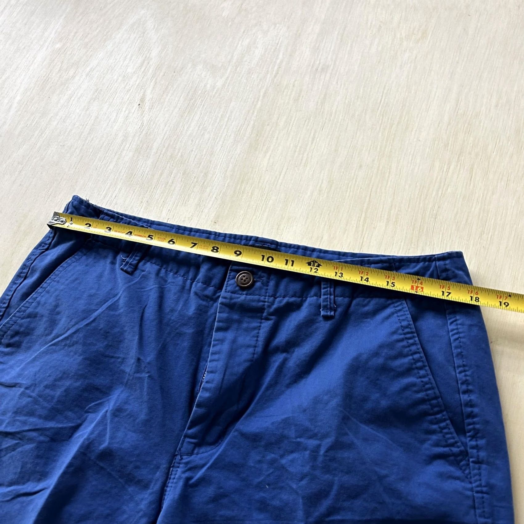 Aeropostale Aeropostale Shorts Mens 34 Chino Flat Front Casual Summer Walkshorts Blue Size US 34 / EU 50 - 5 Thumbnail