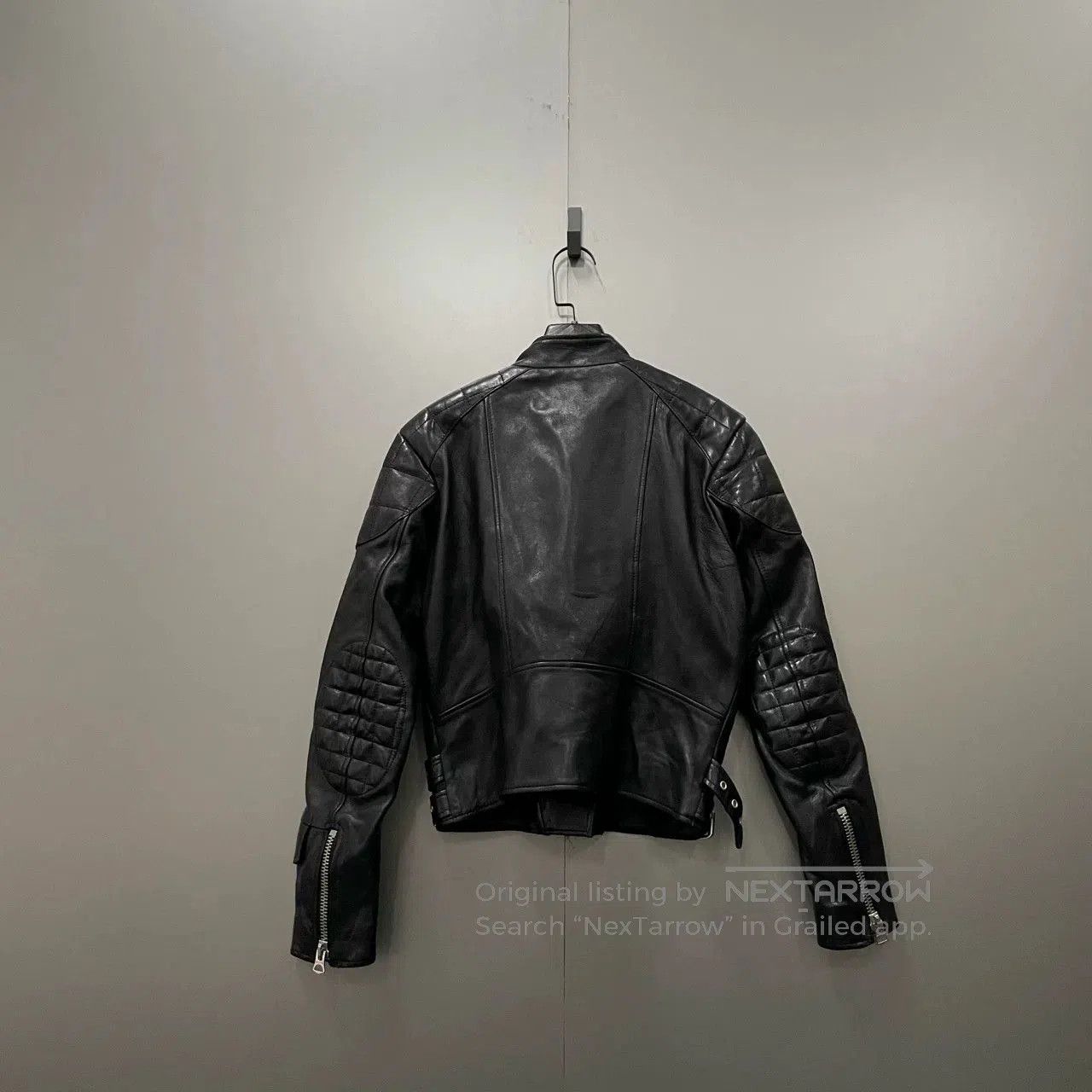Acne Studios Acne Studios Black Zip Leather Jacket. Size XXS / US 00 / IT 34 - 2 Thumbnail