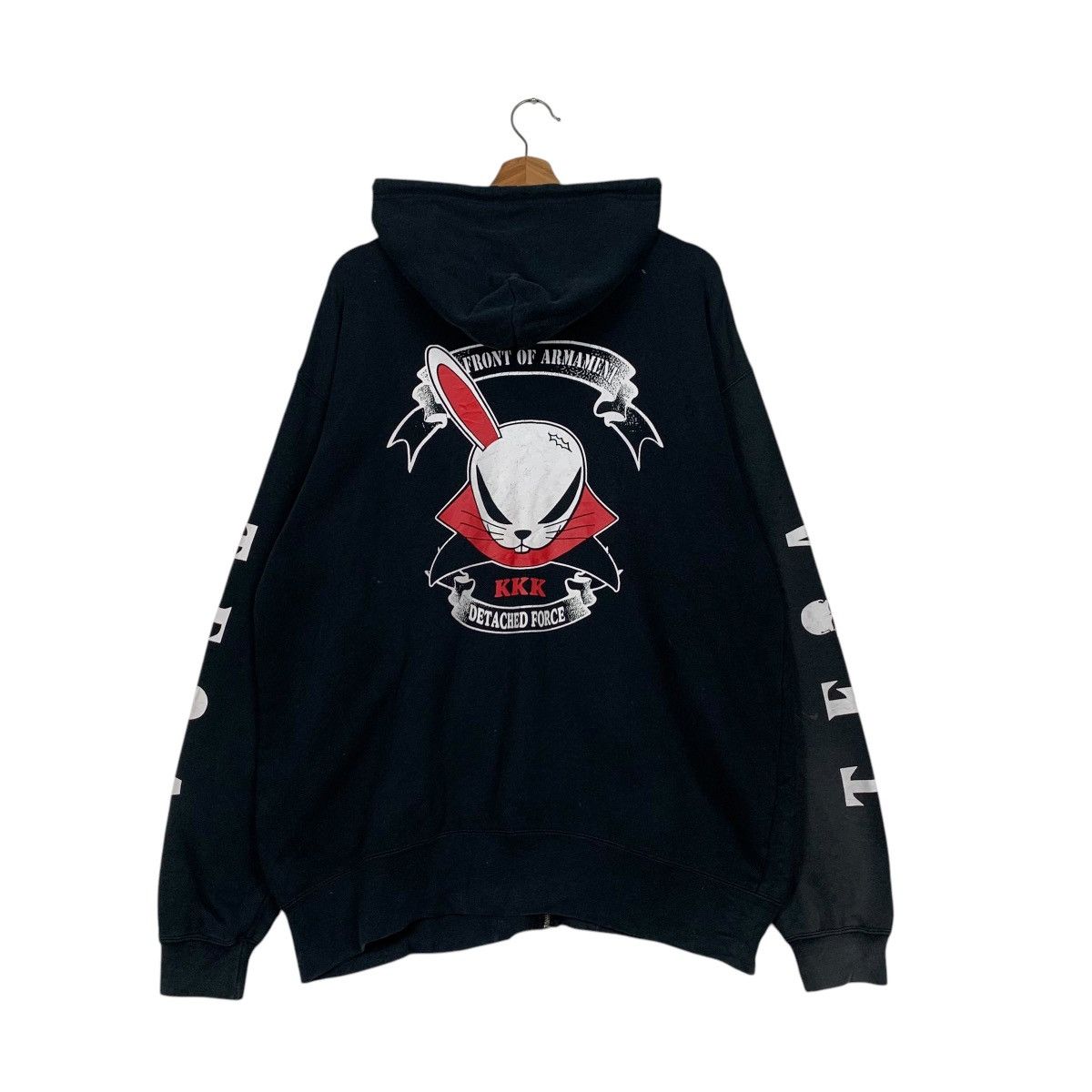 Japanese Brand REGULUS ROCK The Front Of Armament Big Logo Hoodie 2428-C109 Size US XL / EU 56 / 4 - 1 Thumbnail