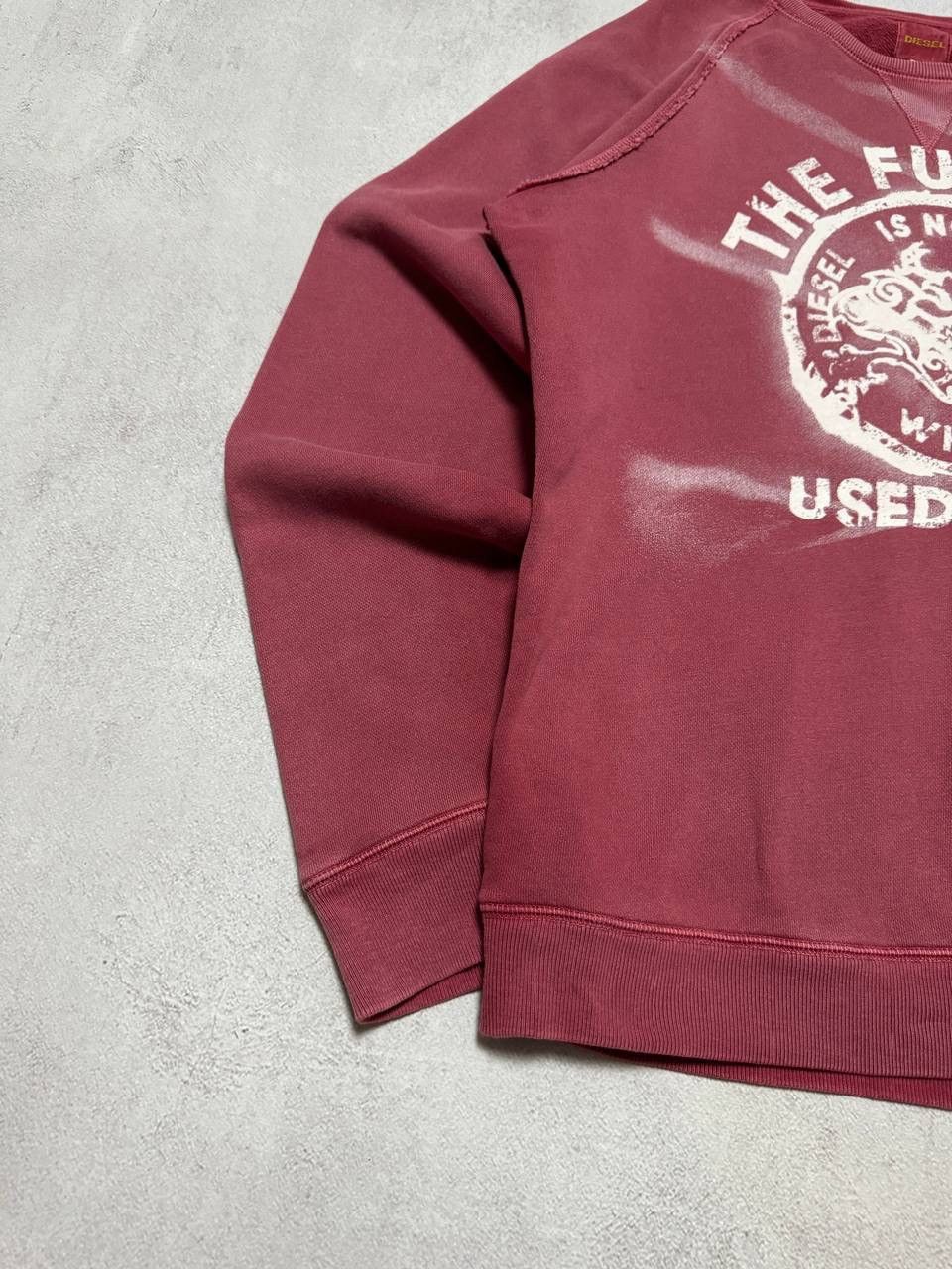 Diesel × Vintage Vintage Diesel Sweatshirt Big Logo Baggy Japanese Y2K 90s Size US XL / EU 56 / 4 - 4 Thumbnail