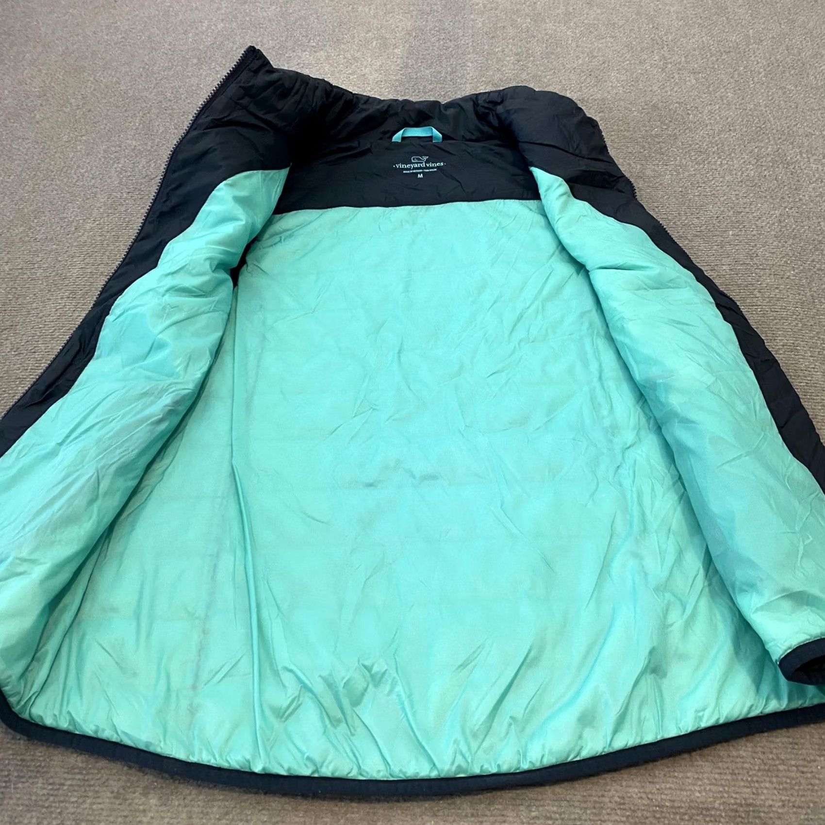 Vineyard Vines Vineyard Vines Vest Womens Medium Navy Quilted Puffer Full Zip Nylon Size M / US 6-8 / IT 42-44 - 4 Thumbnail