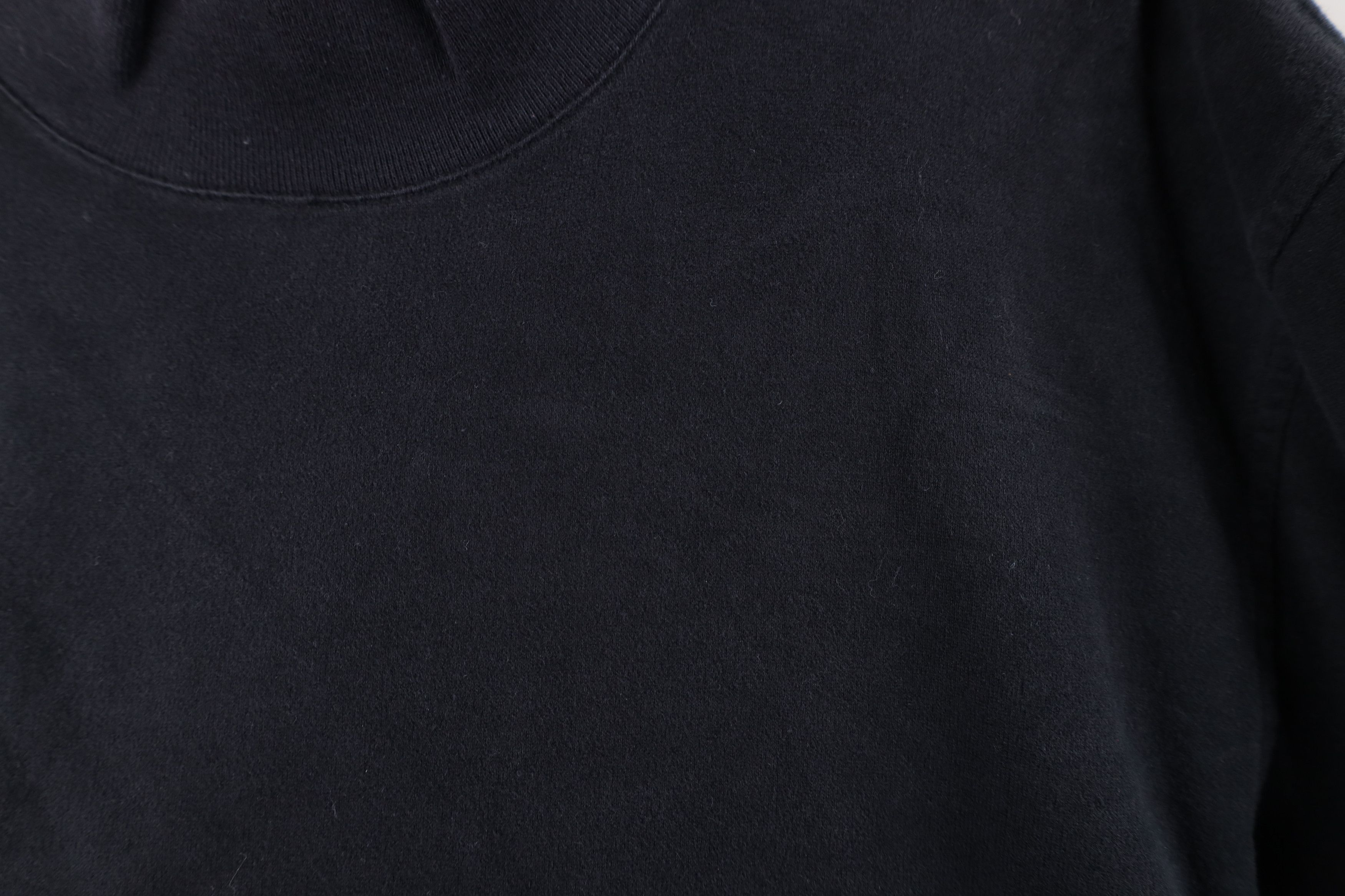 Brooks Brothers Vintage Brooks Brothers Soft Cloth Mock Neck T-Shirt Black Size US L / EU 52-54 / 3 - 4 Thumbnail