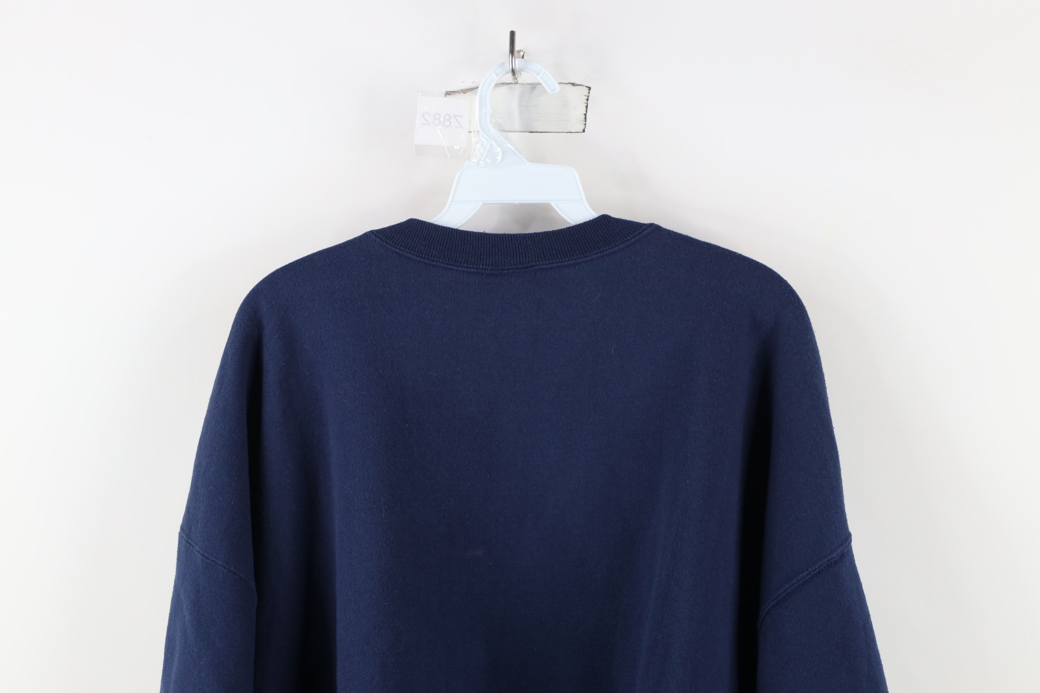 Vintage Vintage 90s Streetwear Spell Out New York Sweatshirt Blue Size US XXL / EU 58 / 5 - 9 Thumbnail