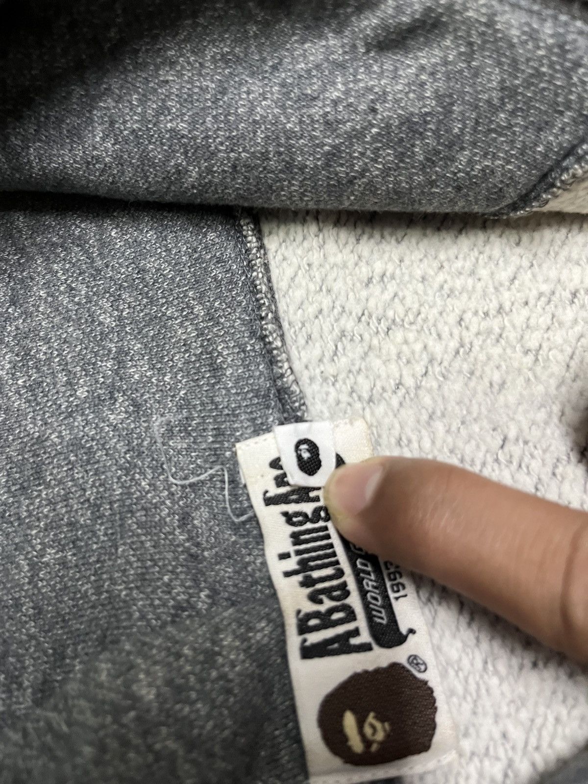 Bape OG Baby Milo Reverse Weave Full Zip Hoodie Size US M / EU 48-50 / 2 - 6 Thumbnail