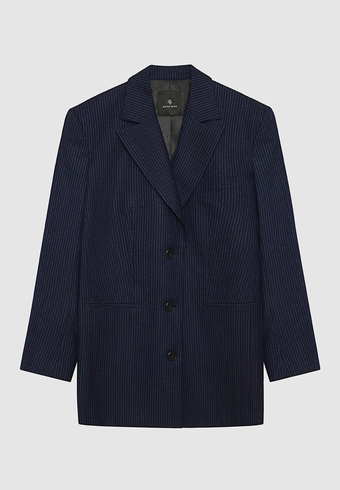 Anine Bing ANINE BING navy pinstripe blazer NWT Size XS / US 0-2 / IT 36-38 - 3 Thumbnail