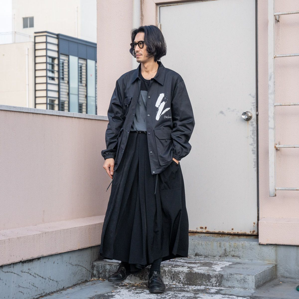 Yohji Yamamoto Yohji Yamamoto Pour Homme SS24 - Ta/TUXEDO HAKAMA PANTS Size US 32 / EU 48 - 15 Thumbnail