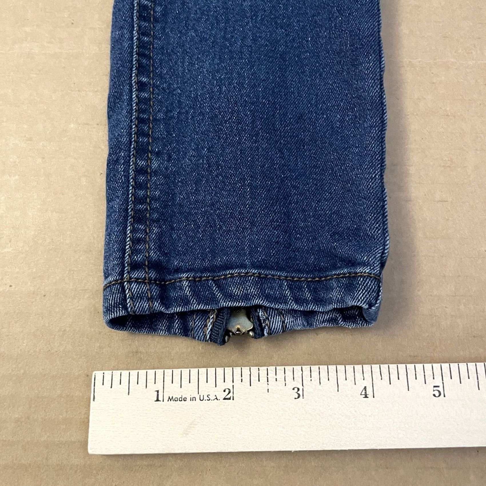 Southpole VINTAGE Southpole Jeans Womens Small Blue Skinny Tapered Zip Studded Logo Ladies Size 28" / US 6 / IT 42 - 4 Thumbnail