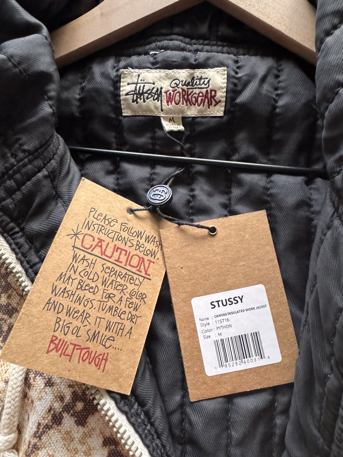 Stussy Stussy Python Canvas Insulated Work Jacket Size US M / EU 48-50 / 2 - 5 Thumbnail