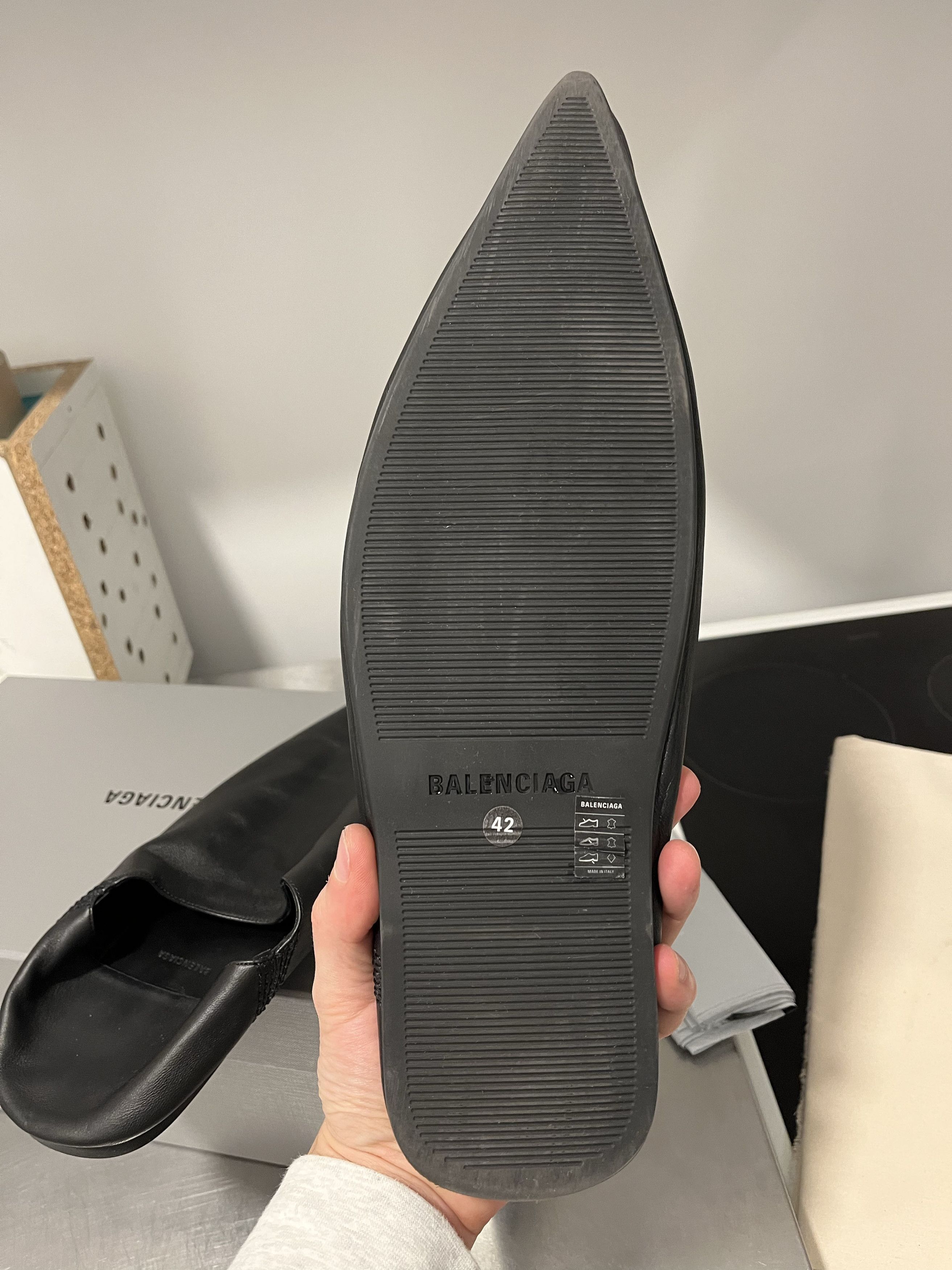 Balenciaga Balenciaga Flat Mule Black 42 Size US 9 / EU 42 - 15 Thumbnail
