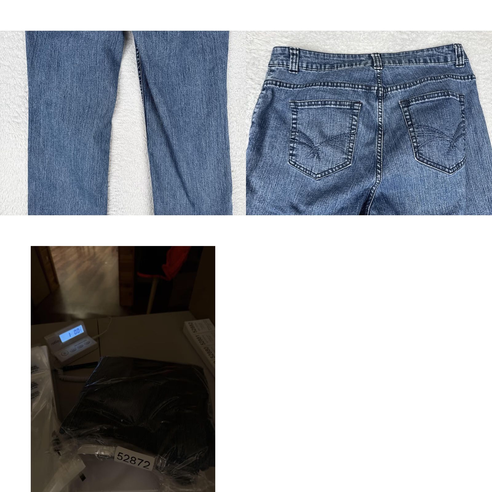 Croft & Barrow Croft & Barrow Jeans Womens 29x28 Blue Denim Straight Leg Mid Rise Natural Fit Size 29" - 10 Thumbnail