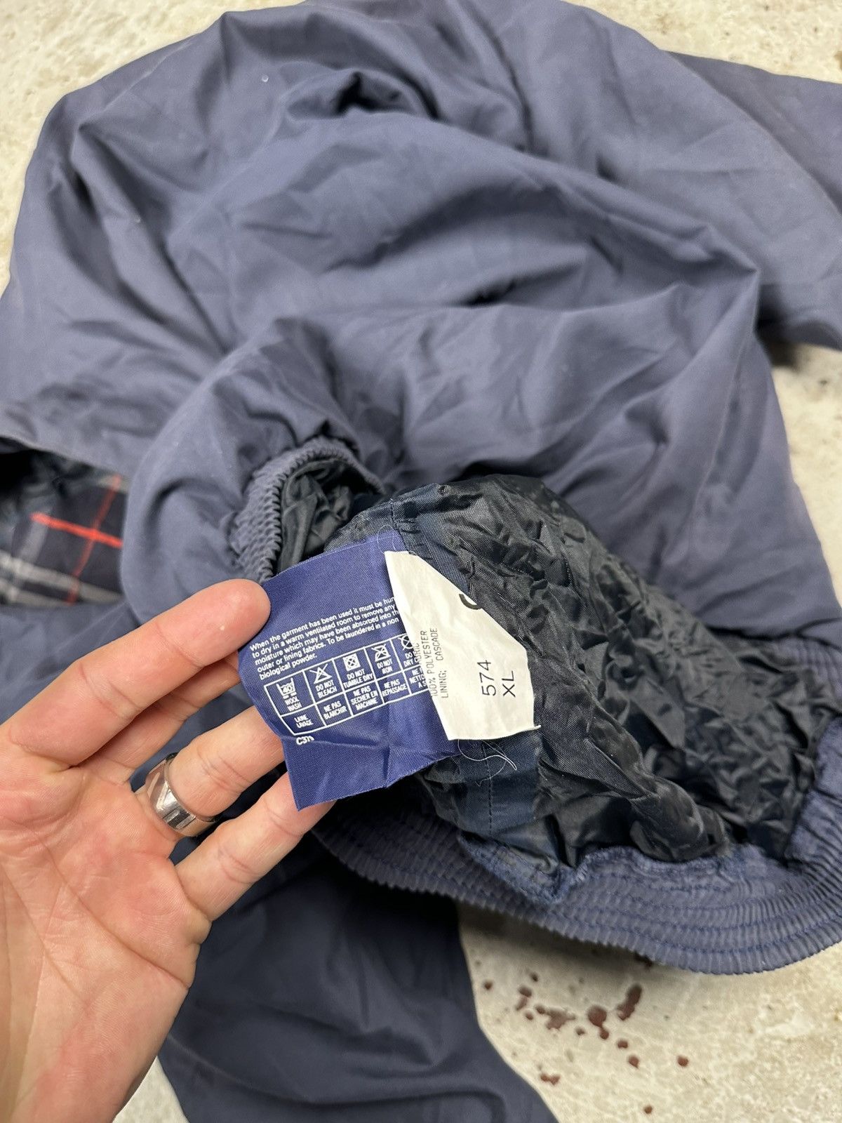 Burberry Vintage 90s Burberry’s Navy Track Jacket Half Button Logo Size US XL / EU 56 / 4 - 10 Thumbnail