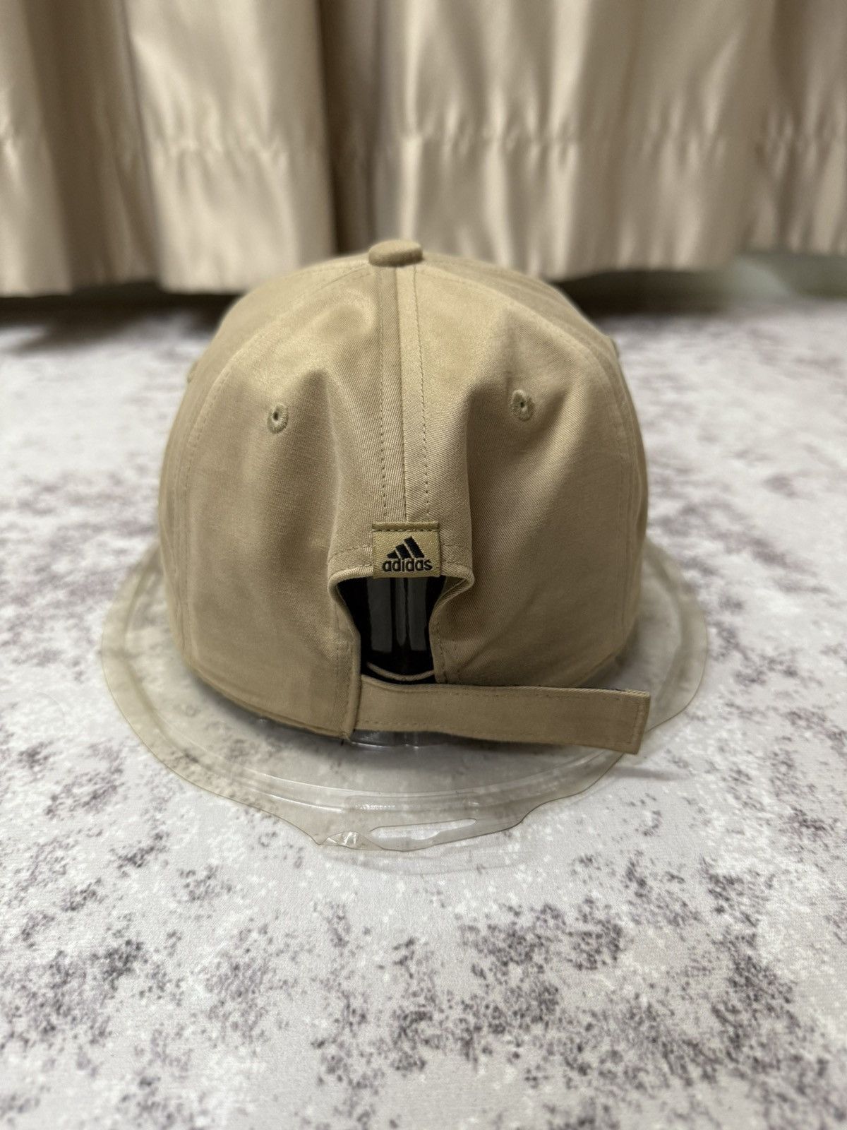 Adidas Adidas Strap Back Cap Beige Size ONE SIZE - 5 Thumbnail
