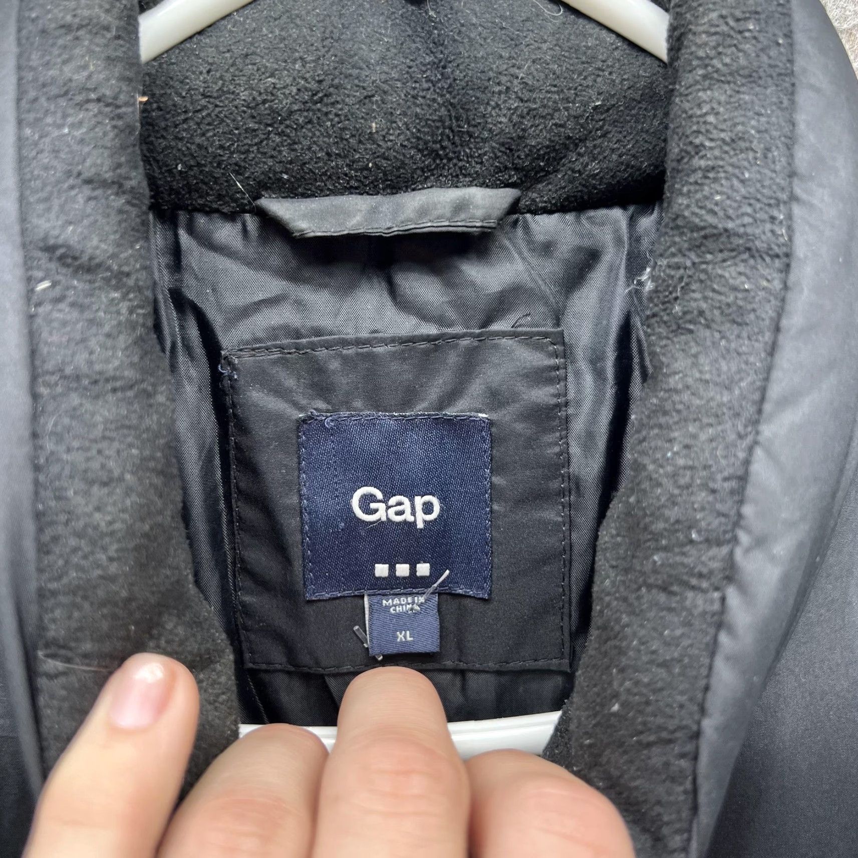 Gap Gap Vest Womens XL Black Quilted Puffer Full Zip Stand Collar Outdoor Warm Down Size XL / US 12-14 / IT 48-50 - 2 Thumbnail