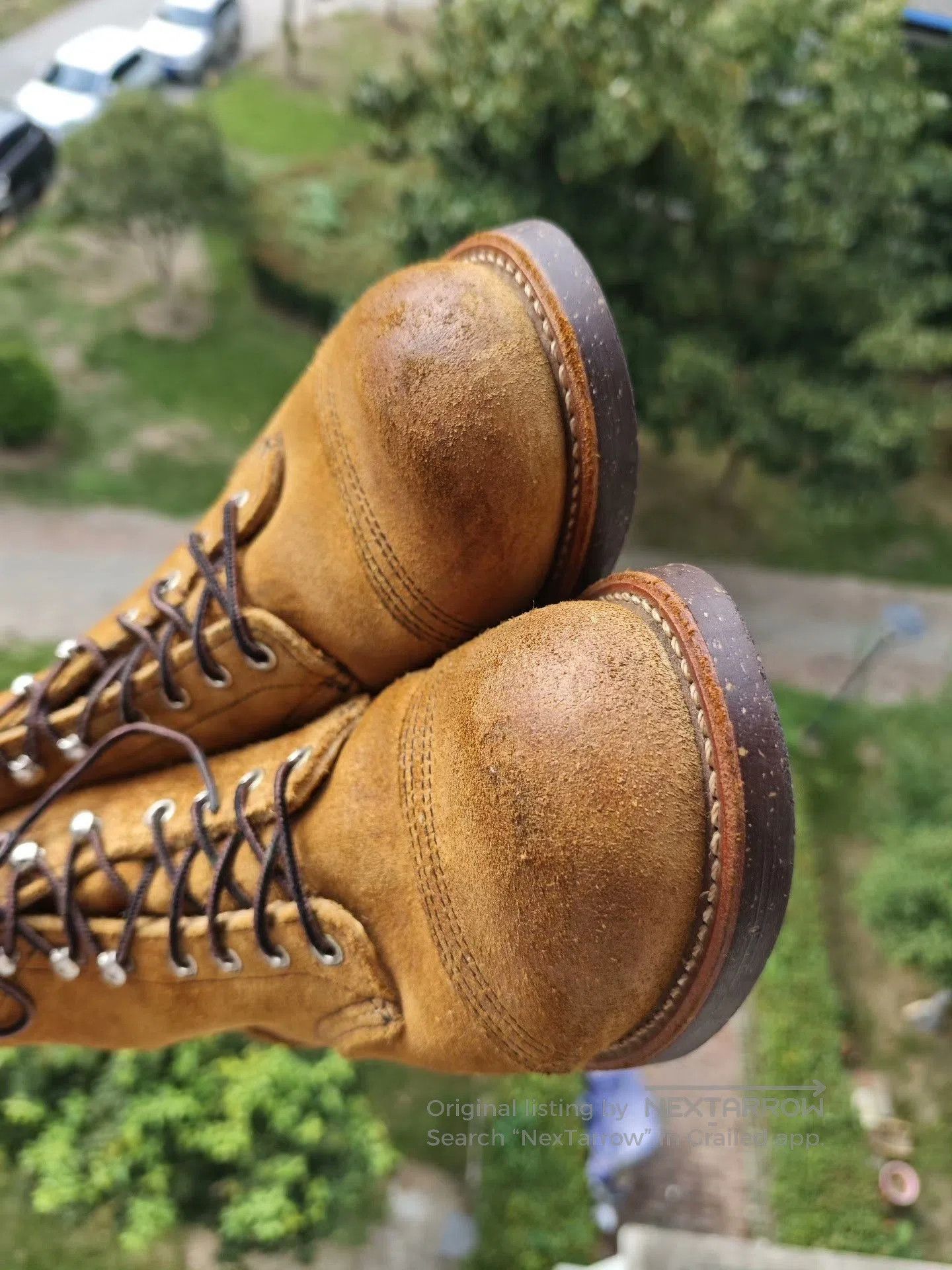 Red Wing Red Wing 8113 Suede Work Boots. Size US 8 / EU 41 - 7 Thumbnail