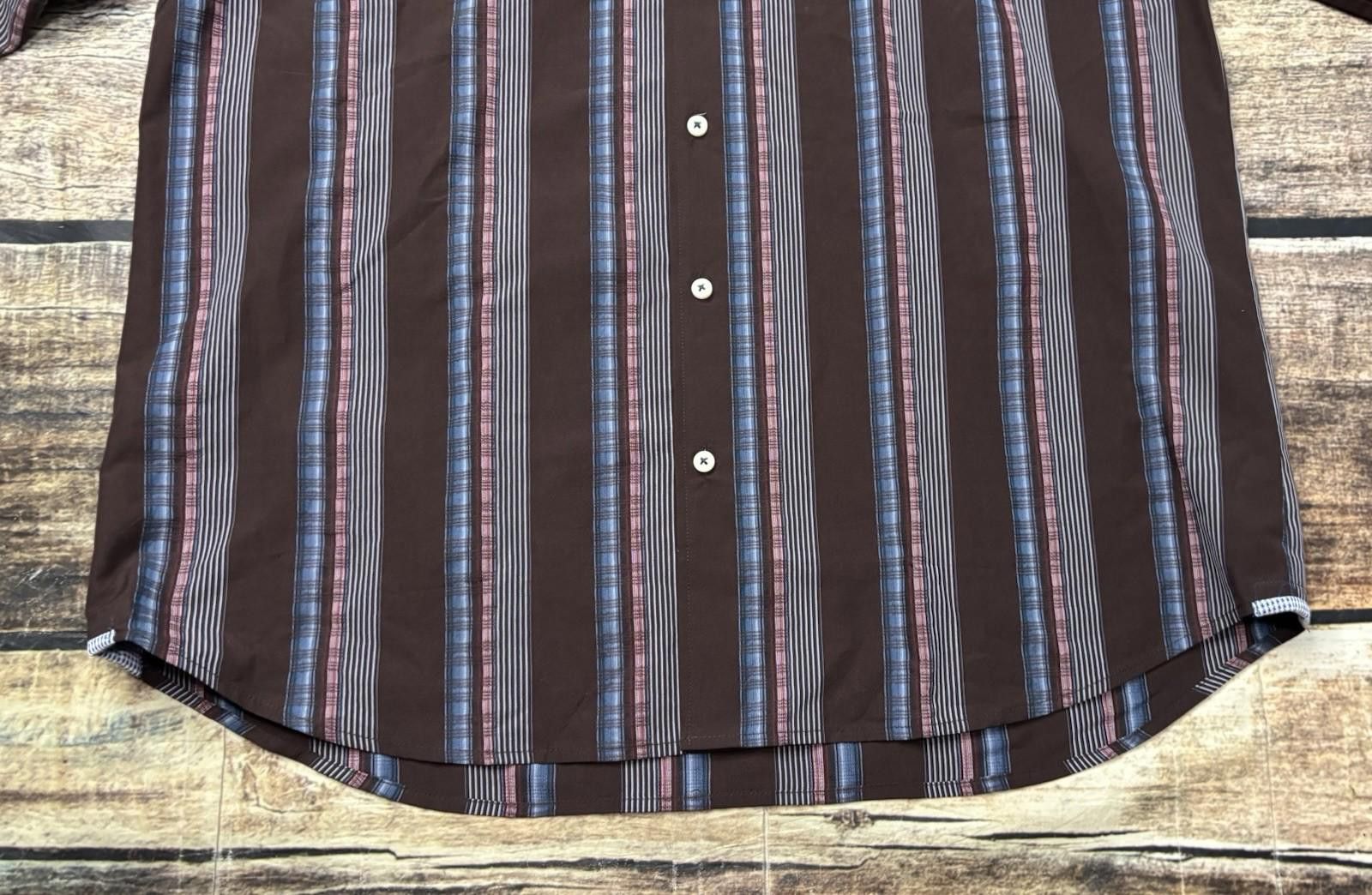 Tommy Bahama Tommy Bahama Shirt Mens L Striped Cotton Silk $138 Size US L / EU 52-54 / 3 - 5 Thumbnail