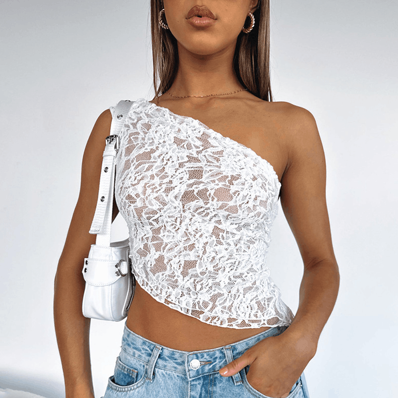 Other Lace Backless Top Summer Waistless Vest Streetwear Womens Size L / US 10 / IT 46 - 1 Thumbnail