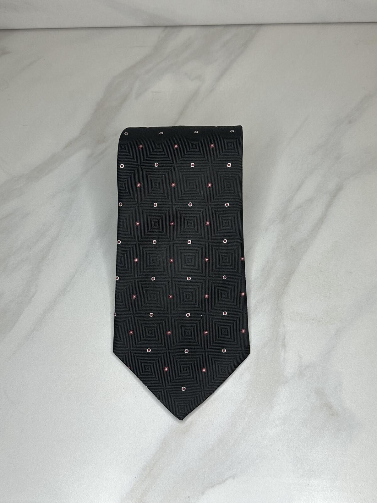 Brooks Brothers Brooks Brothers classic micro dot/geometric silk necktie Size ONE SIZE - 1 Thumbnail