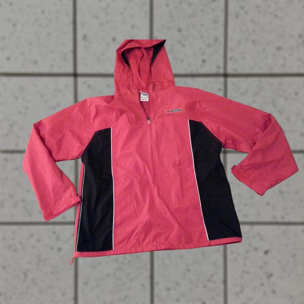 Reebok Mens Reebok Half Zip Sweater Jacket Red M Medium Hooded Pullover Size US M / EU 48-50 / 2 - 1 Thumbnail