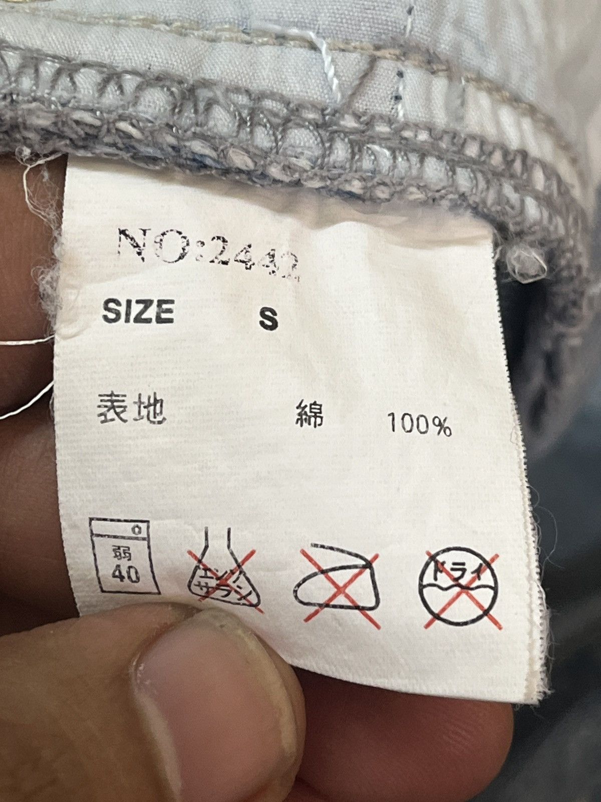 Japanese Brand Vintage Ristty Faded Grunge Distressed Denim Size US 28 / EU 44 - 8 Thumbnail