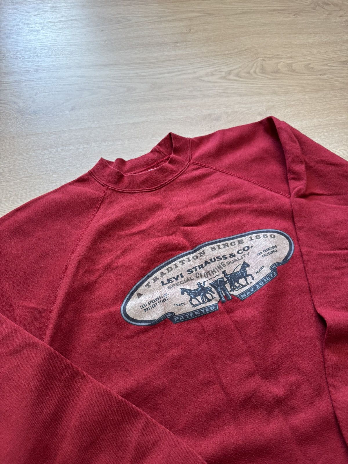 Levi's Vintage 90’s Levi’s Made In USA Western Cowboy Sweatshirt Size US XL / EU 56 / 4 - 2 Thumbnail